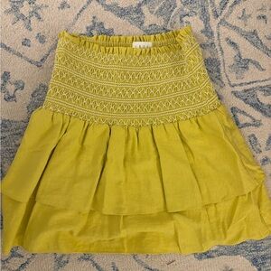 Lost + Wander Lemon A-Line Skirt